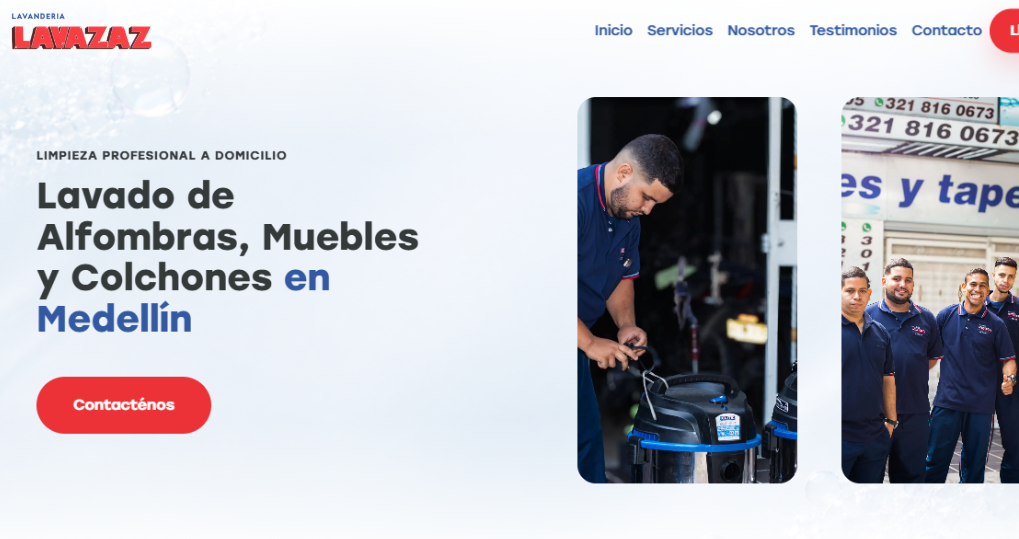 LavaZaz website hero screenshot